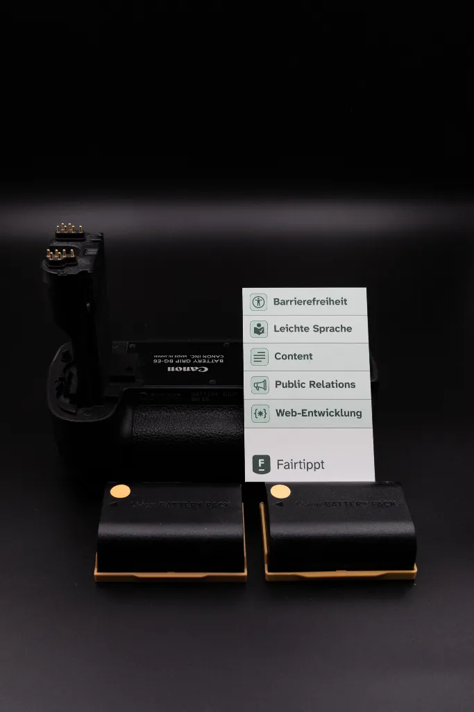 Canon Batteriegriff BG-E6 mit 2 Akkus