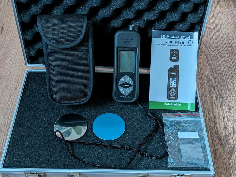 Lackschichtenmesser Etari MD 666 mieten – Unfallschäden & Nachlackierungen aufdecken