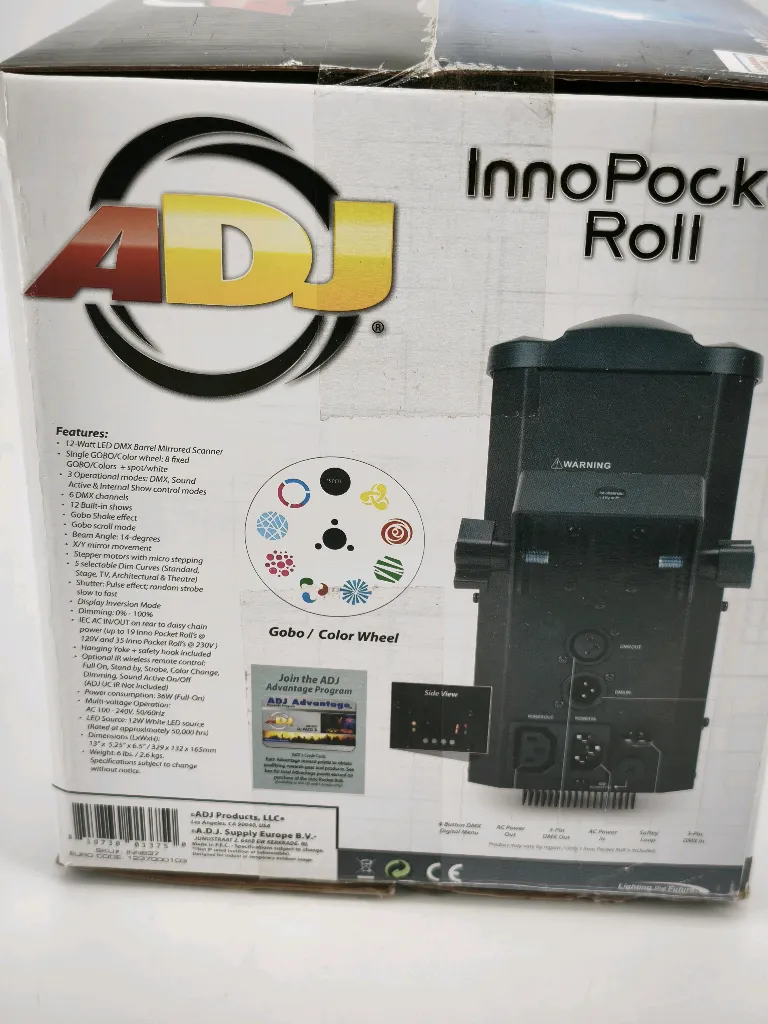 ADJ InnoPocket Roll Party-Lichteffekt mieten in Steinhagen (Bielefeld) – Bild 3