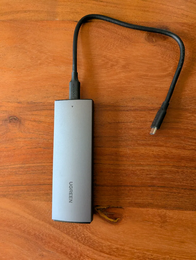 M.2 NVMe SSD auf USB Adapter 