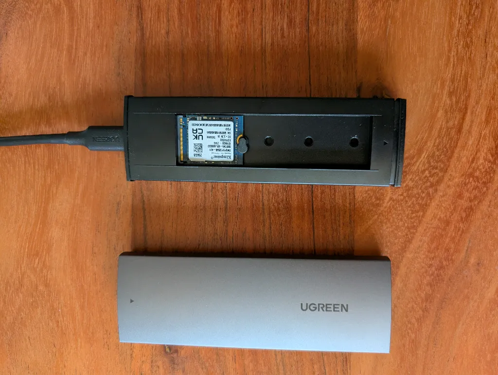 M.2 NVMe SSD auf USB Adapter  – Bild 2