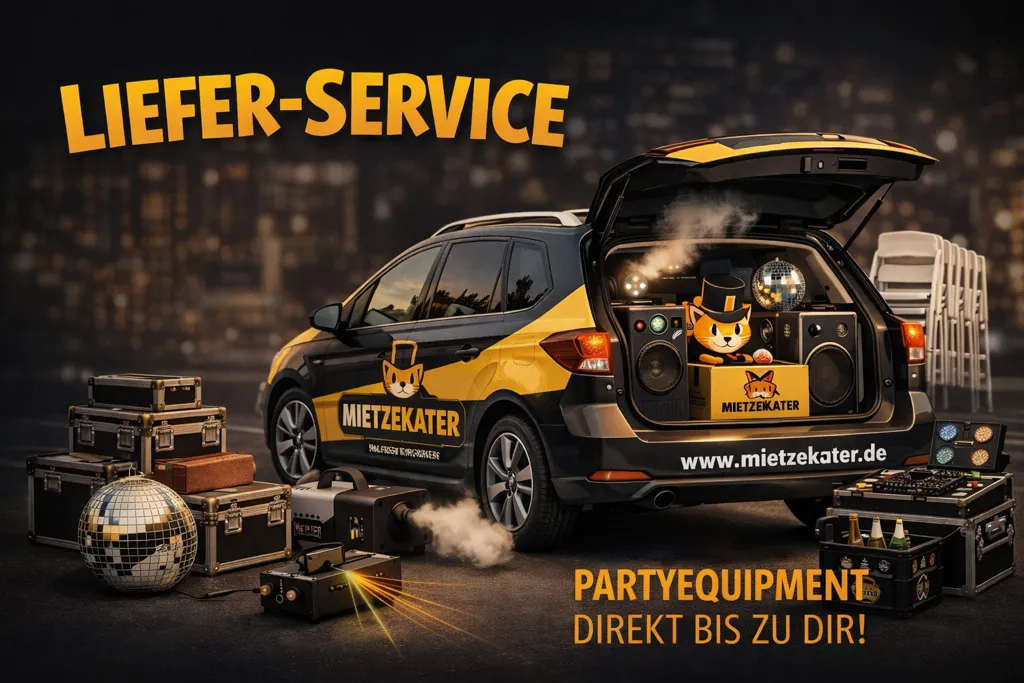Lieferservice für deine Bestellung beim Partyverleih Aachen