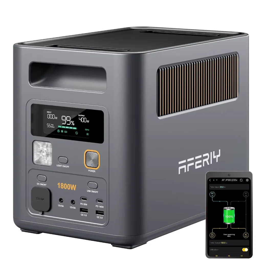 AFERIY P180 Pro Tragbare Powerstation Nomad1800 Pro | 1800W 1024Wh