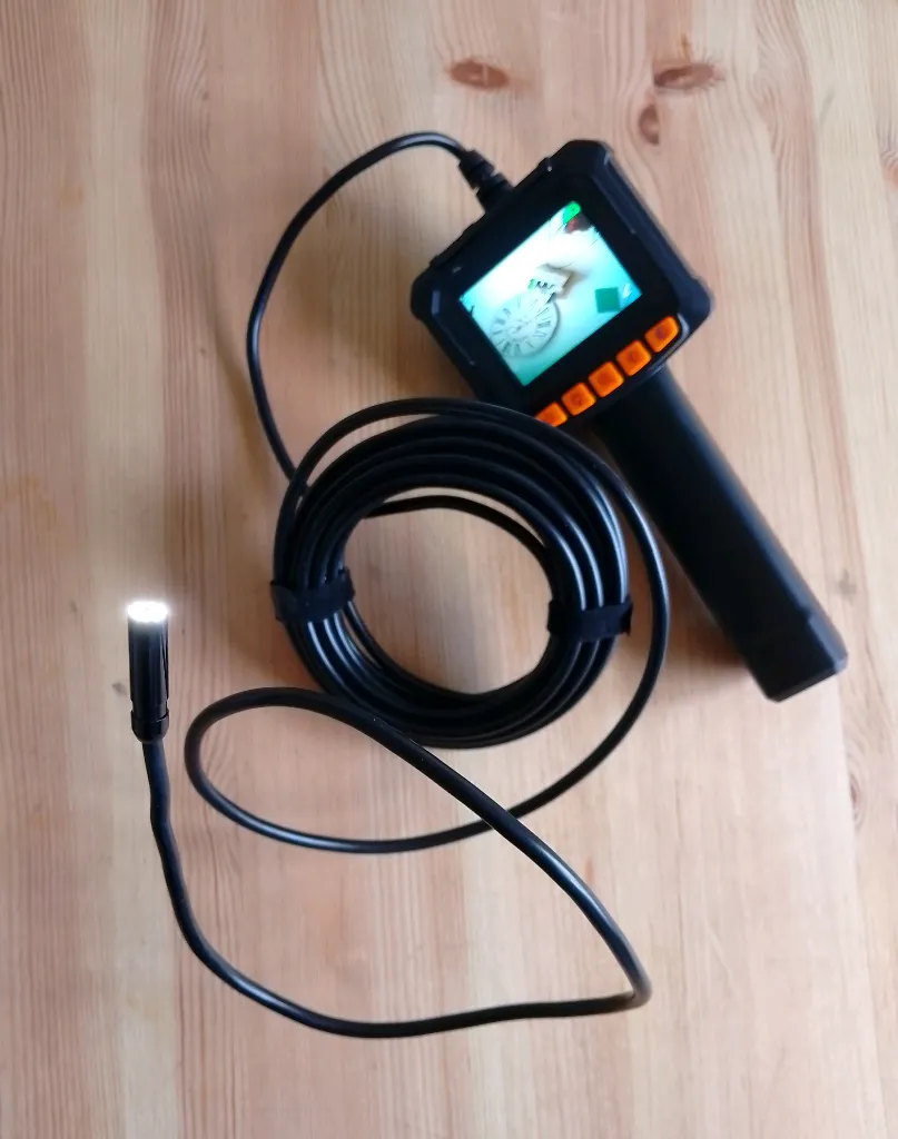 Endoskop HD Inspektionskamera mit Farbdisplay & Dual-Linse
