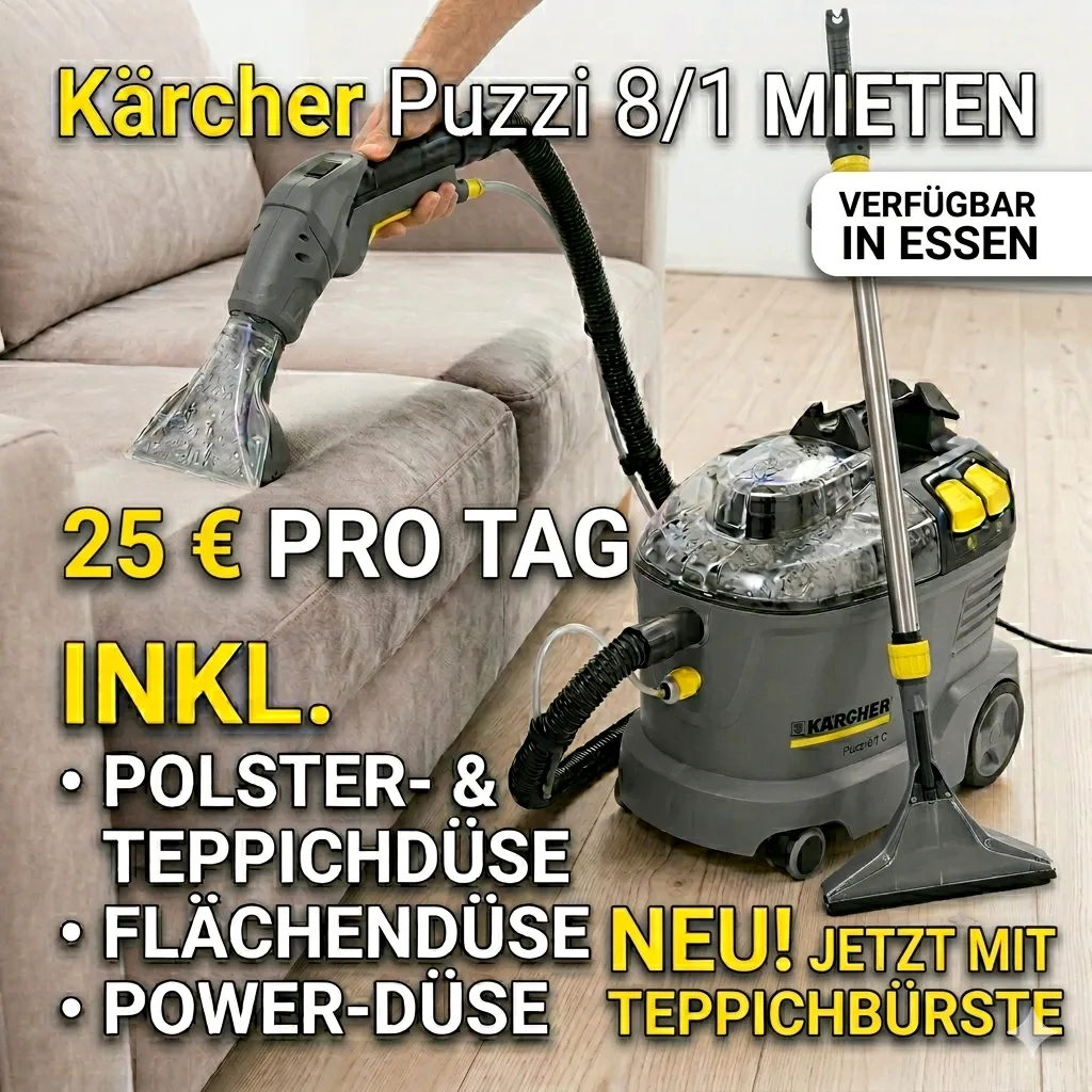 Kärcher Puzzi 8/1 Sprühsauger für Teppich & Polster mieten