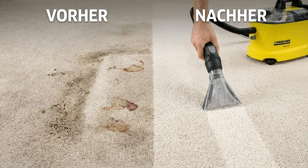Kärcher Puzzi 8/1 Sprühsauger für Teppich & Polster mieten mieten in Essen – Bild 5