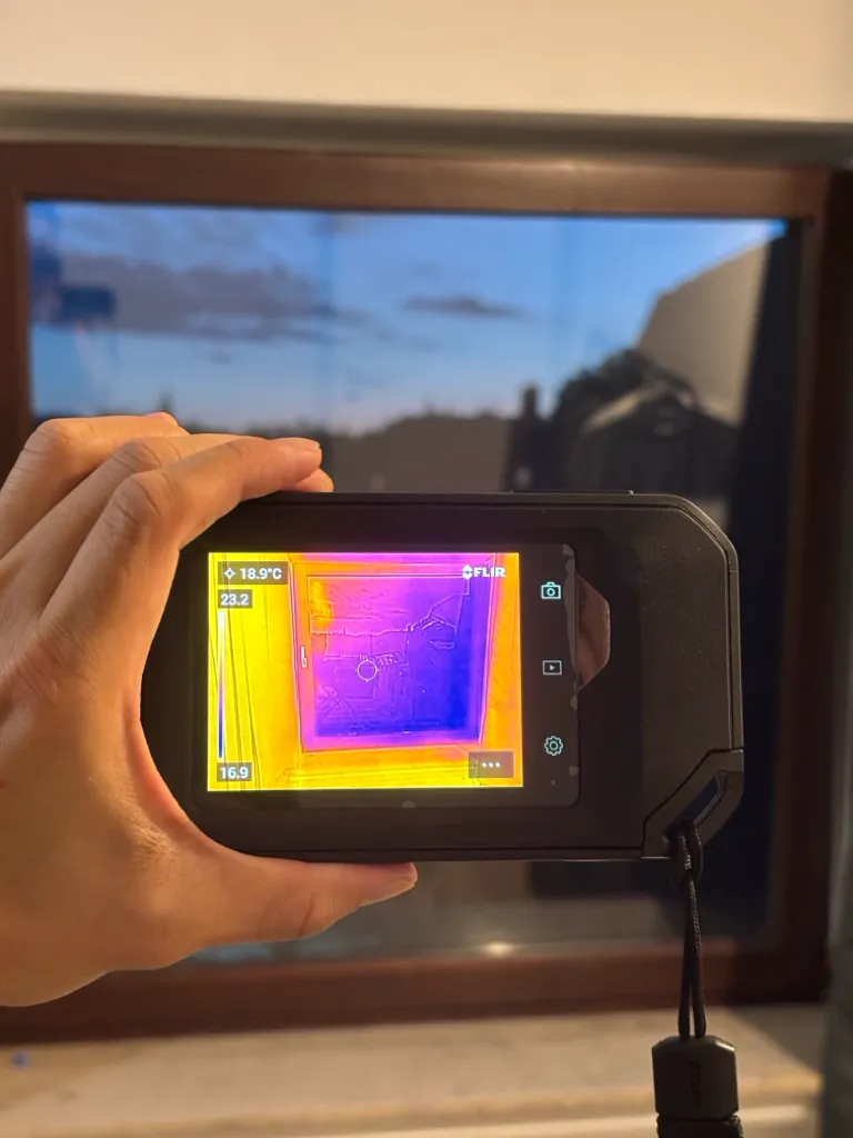 FLIR C5 Wärmebildkamera für Gebäudeanalyse