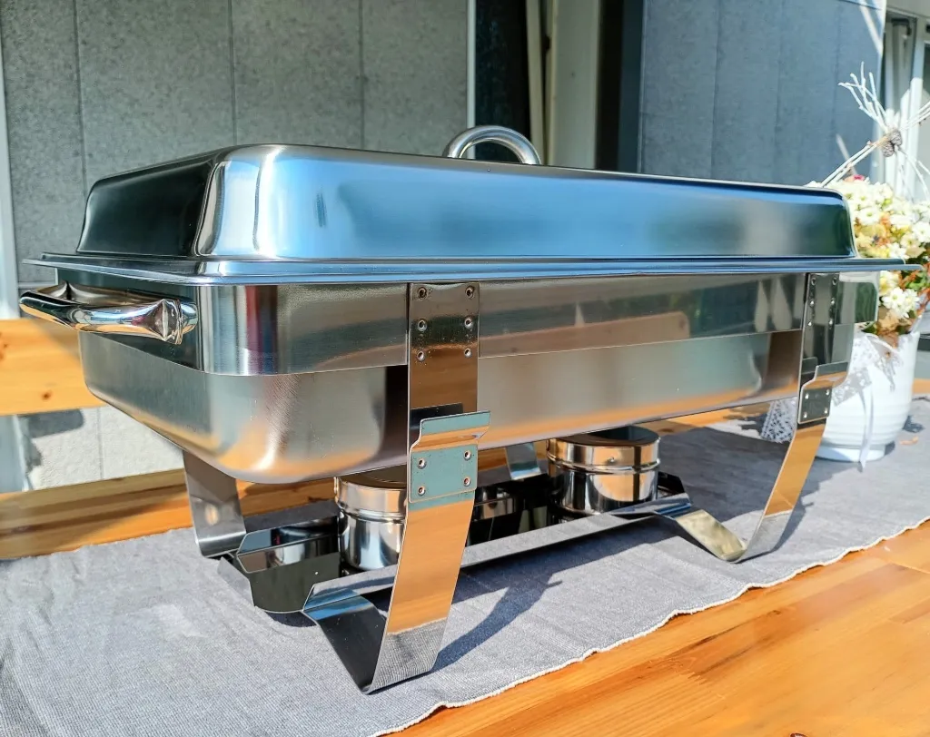 Chafing Dish , Speisewärmer, Wärmebehältfür Buffet & Events mieten in Aachen – Bild 2