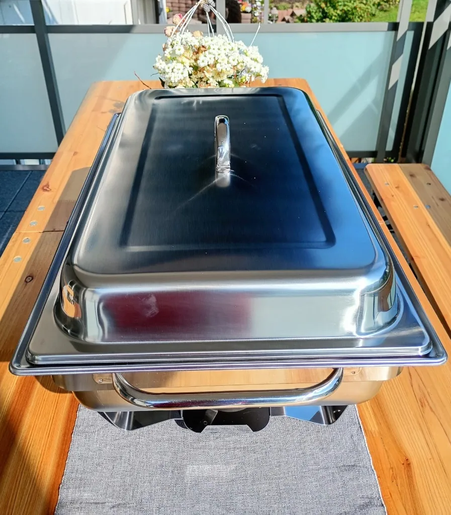 Chafing Dish , Speisewärmer, Wärmebehältfür Buffet & Events mieten in Aachen – Bild 4