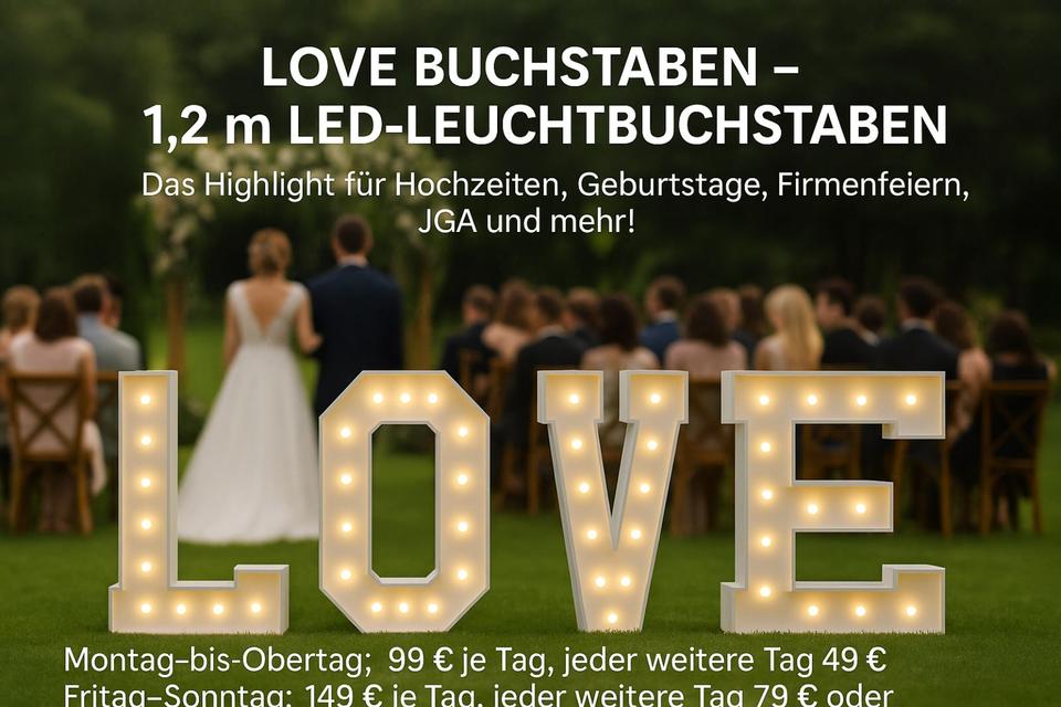 LOVE Buchstaben
