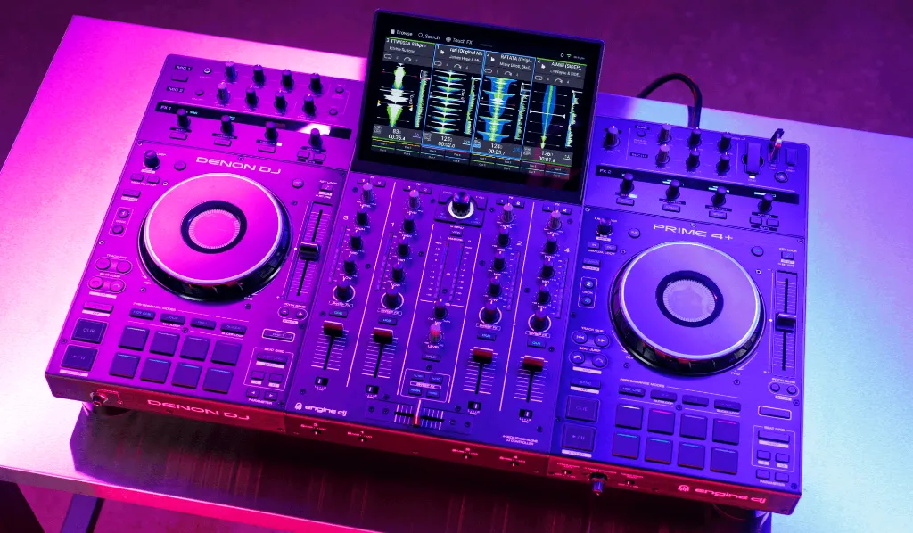 Denon DJ Prime 4+ Professioneller DJ Controller – Bild 2
