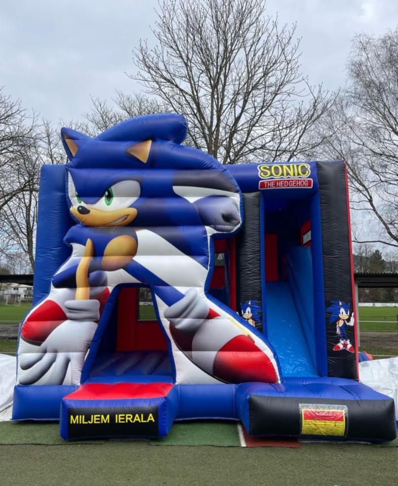 SONIC HÜPFBURG MIETEN I 24/7 SUPPORT / BOUNCY CASTLE