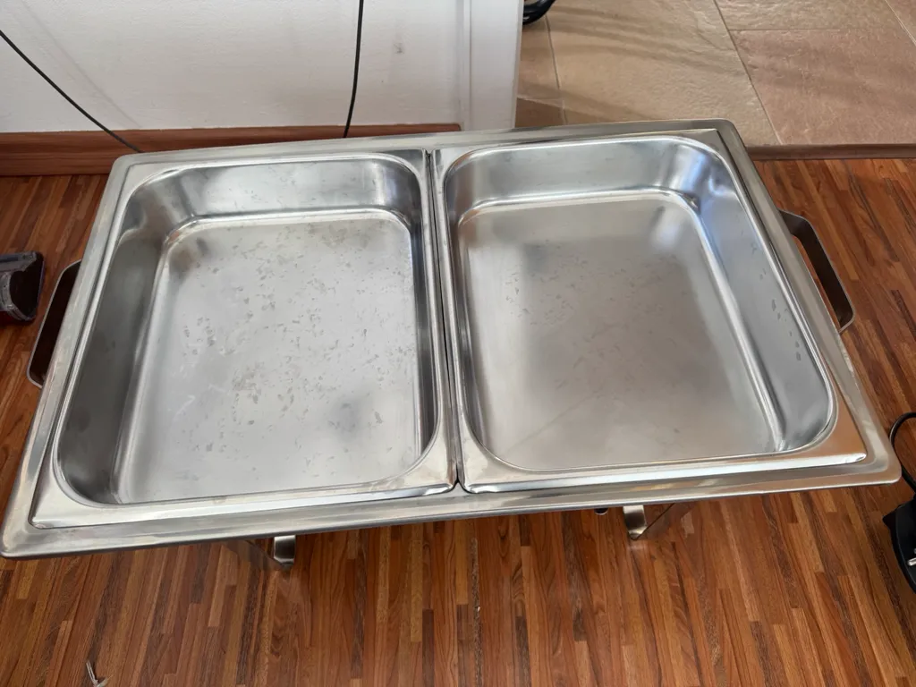 Speisenwärmer (Chafing dish) incl. Brennpaste – Bild 3