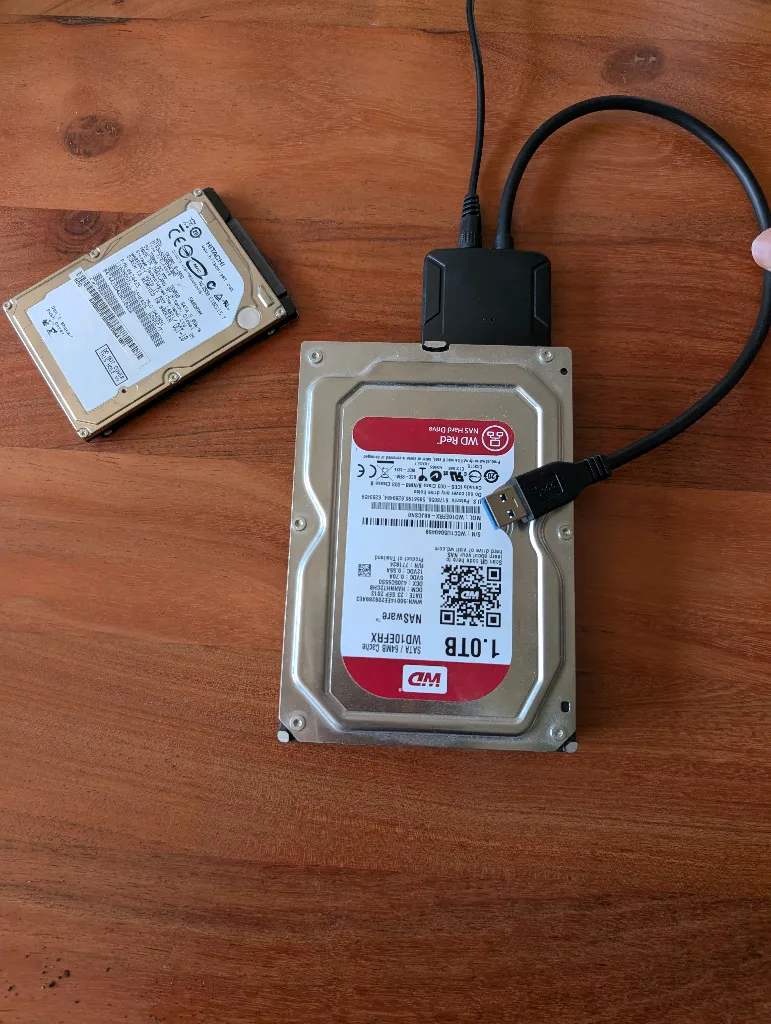 USB 3.0 SATA Adapter für 2.5/3.5 Zoll HDD/SSD – Bild 2