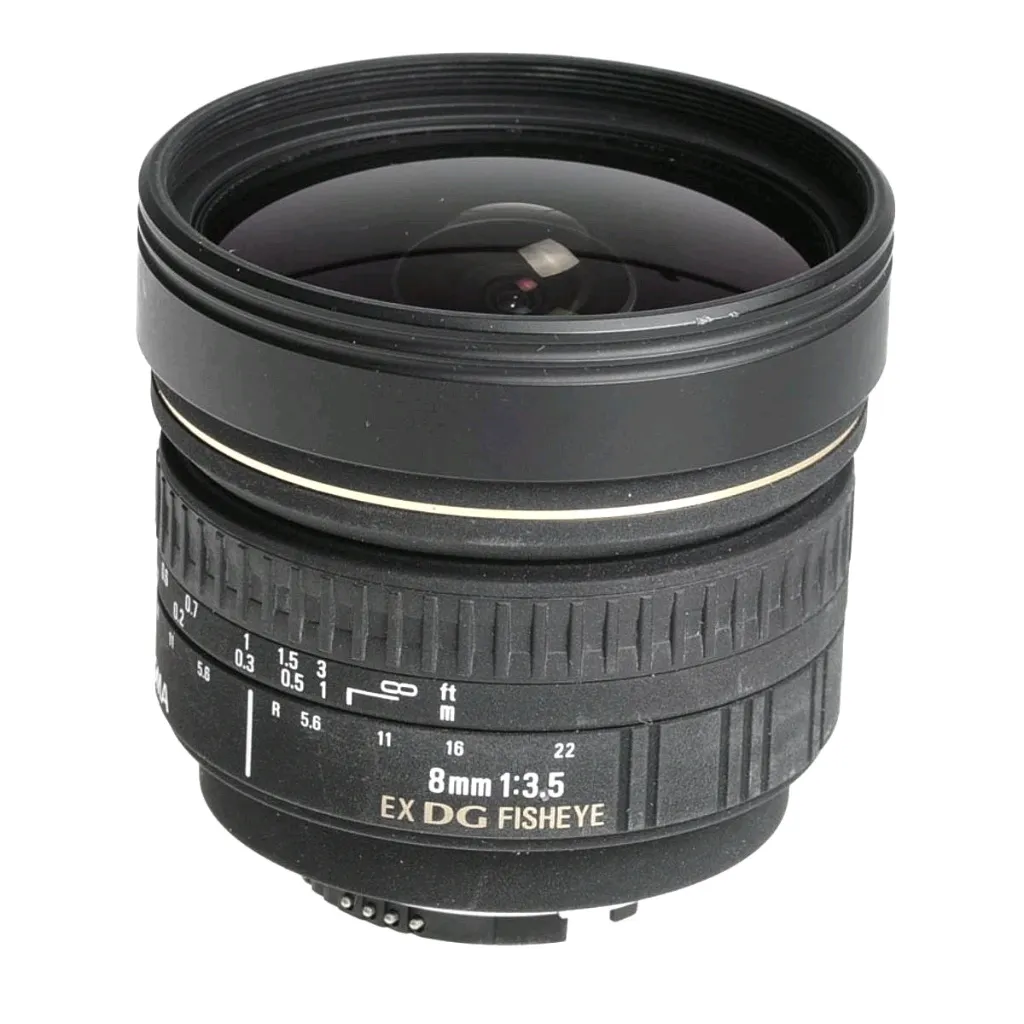 Sigma 8mm 1:3.5 EX DG Fisheye Objektiv – Bild 2