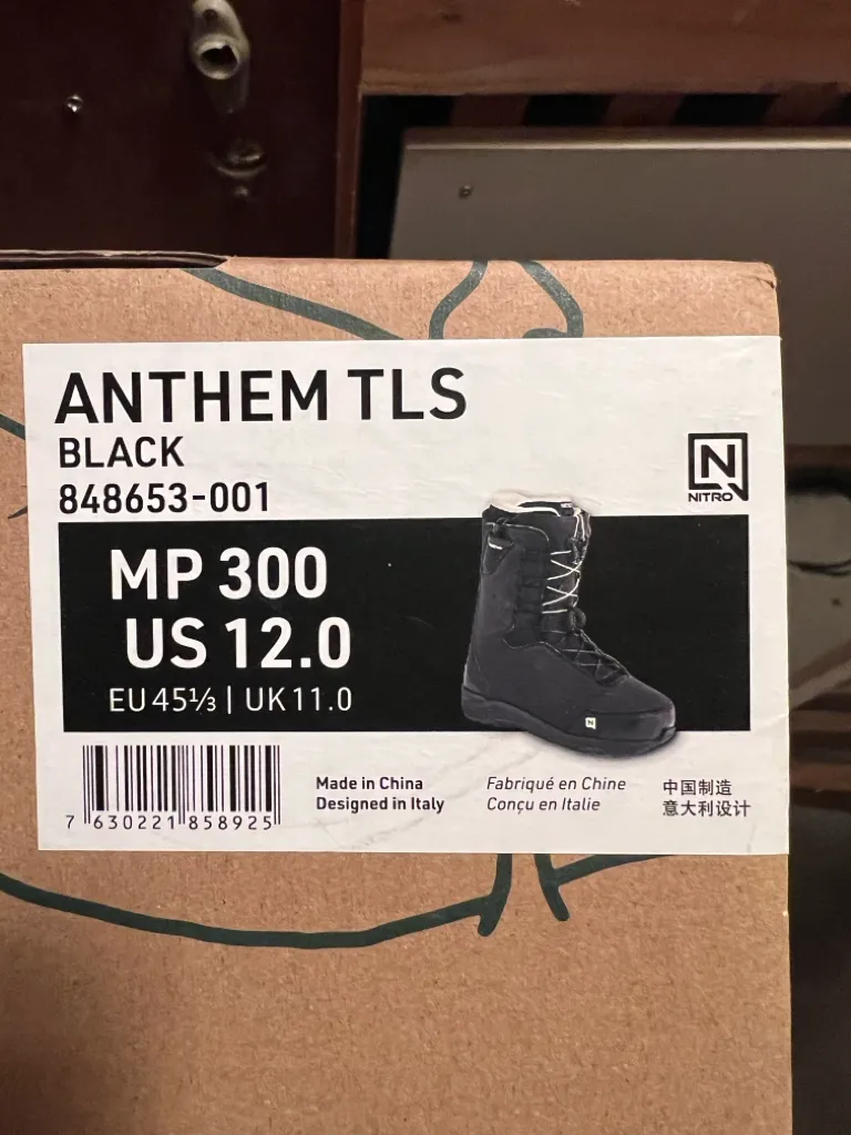 Nitro Anthem TLS Snowboard Boots Gr. 45⅓ (EU) – Bild 3