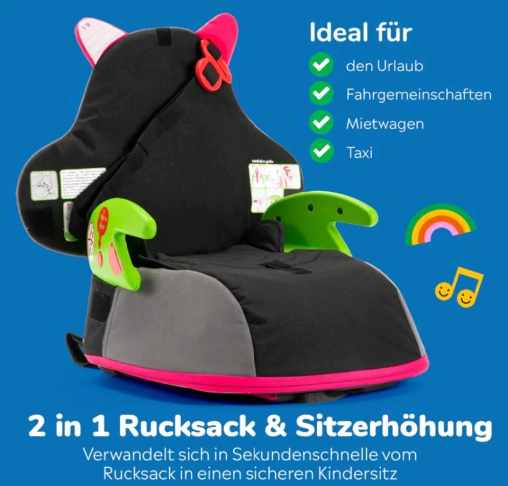 Trunki BoostApak: 2-in-1 Kindersitz & Rucksack mieten in Roetgen (Aachen) – Bild 4