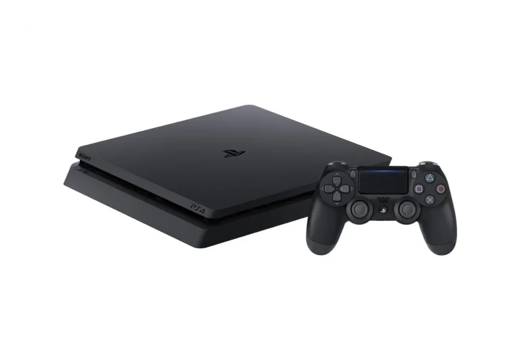 Sony PlayStation 4 (PS4) Slim Konsole mit Controller