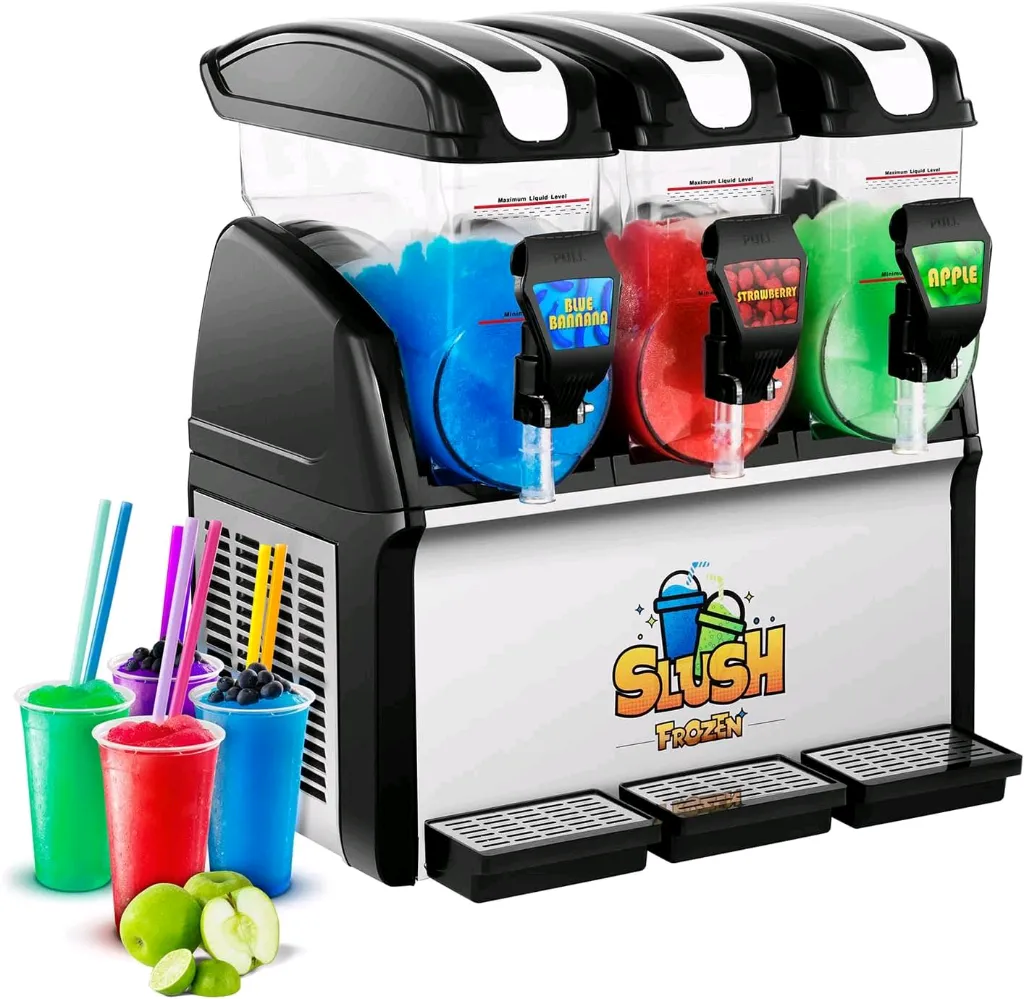 Professionelle 3-Kammer Slush-Eismaschine